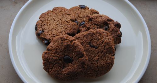 Mandel Schoko Cookies (mit Protein)