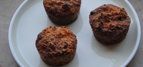 Karotten Kokosmehl Muffins