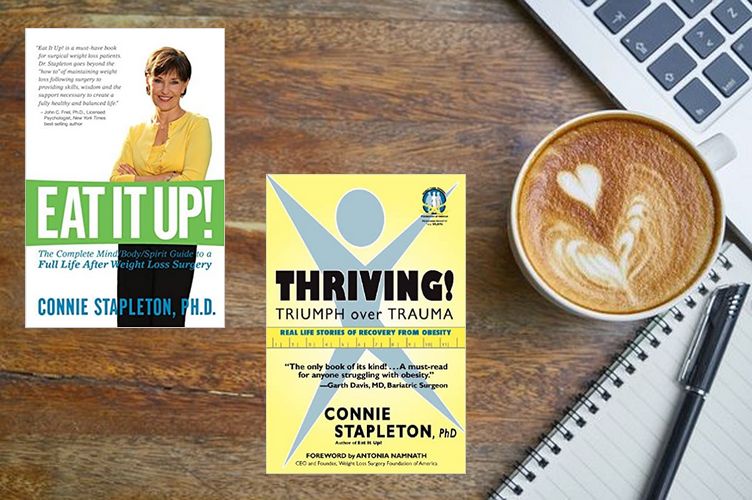 Connie Stapeltons „Eat it up“ und „Thriving! Triumph over Trauma“