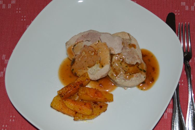 12 Schweinebraten Kürbis